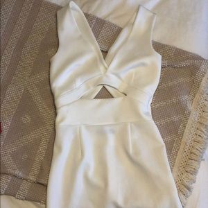 BRAND NEW Sexy white cut out dress